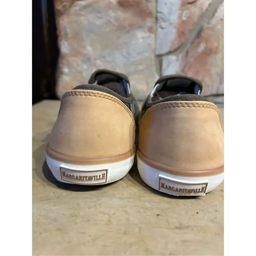Margaritaville Camo Leather Slip On Casual Shoes Women’s Size 10